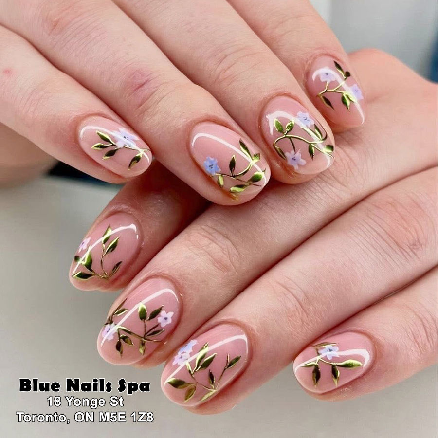 Summer Nails | Blue Nails Spa